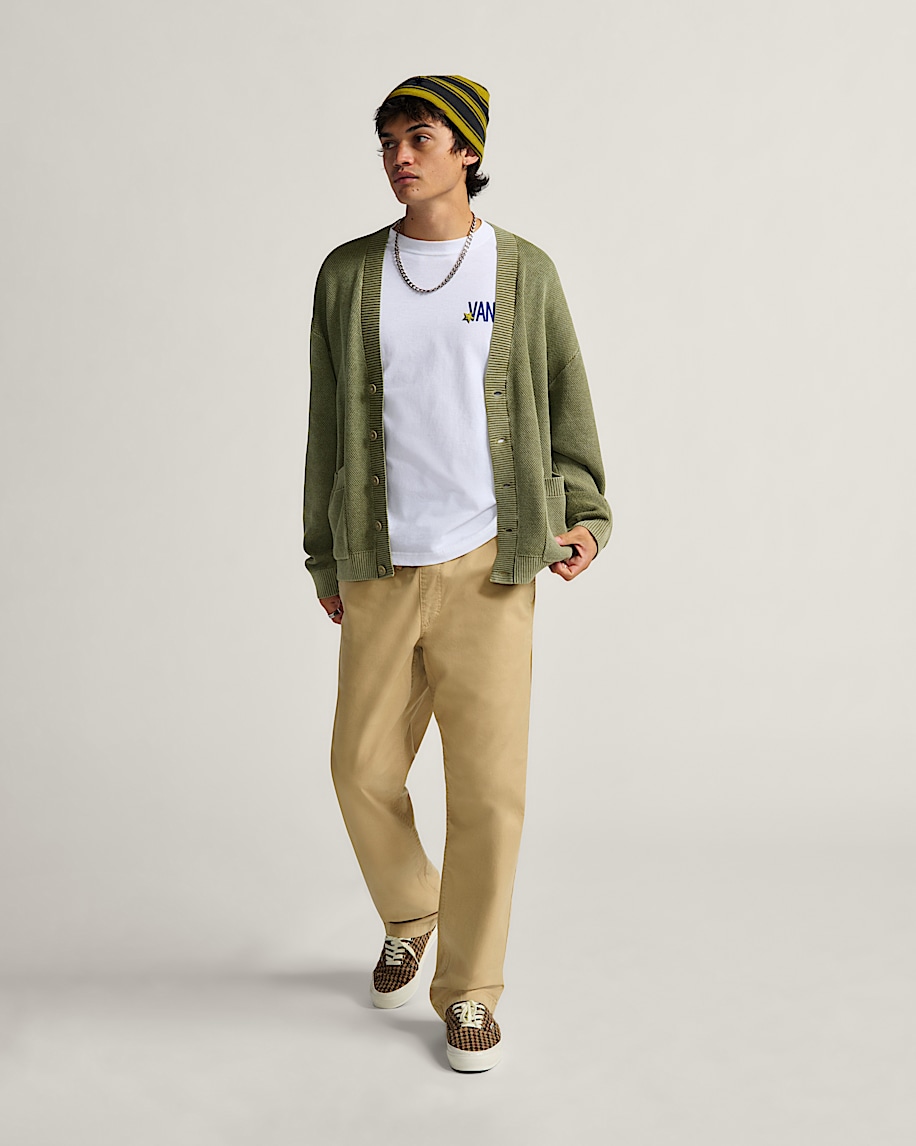 bayview cardigan med syratvätt