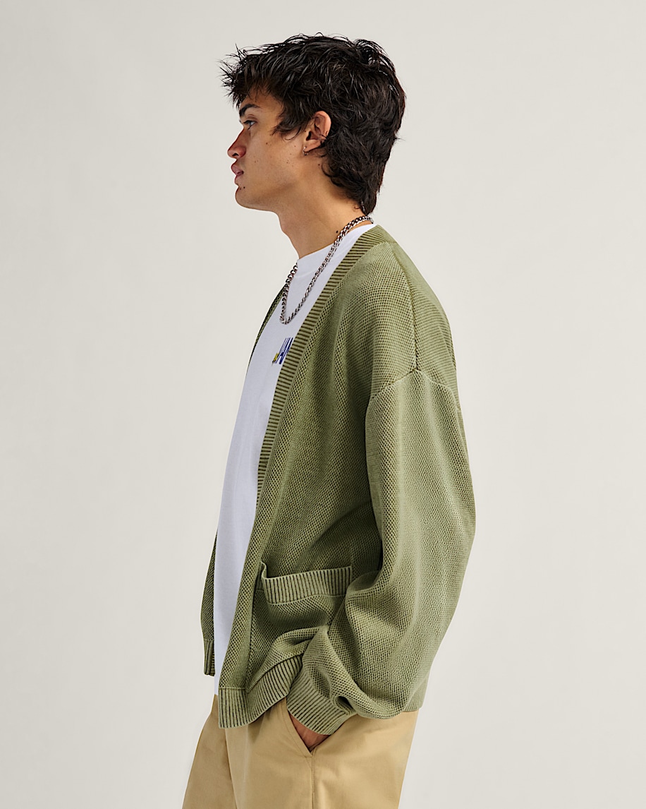 bayview cardigan med syratvätt