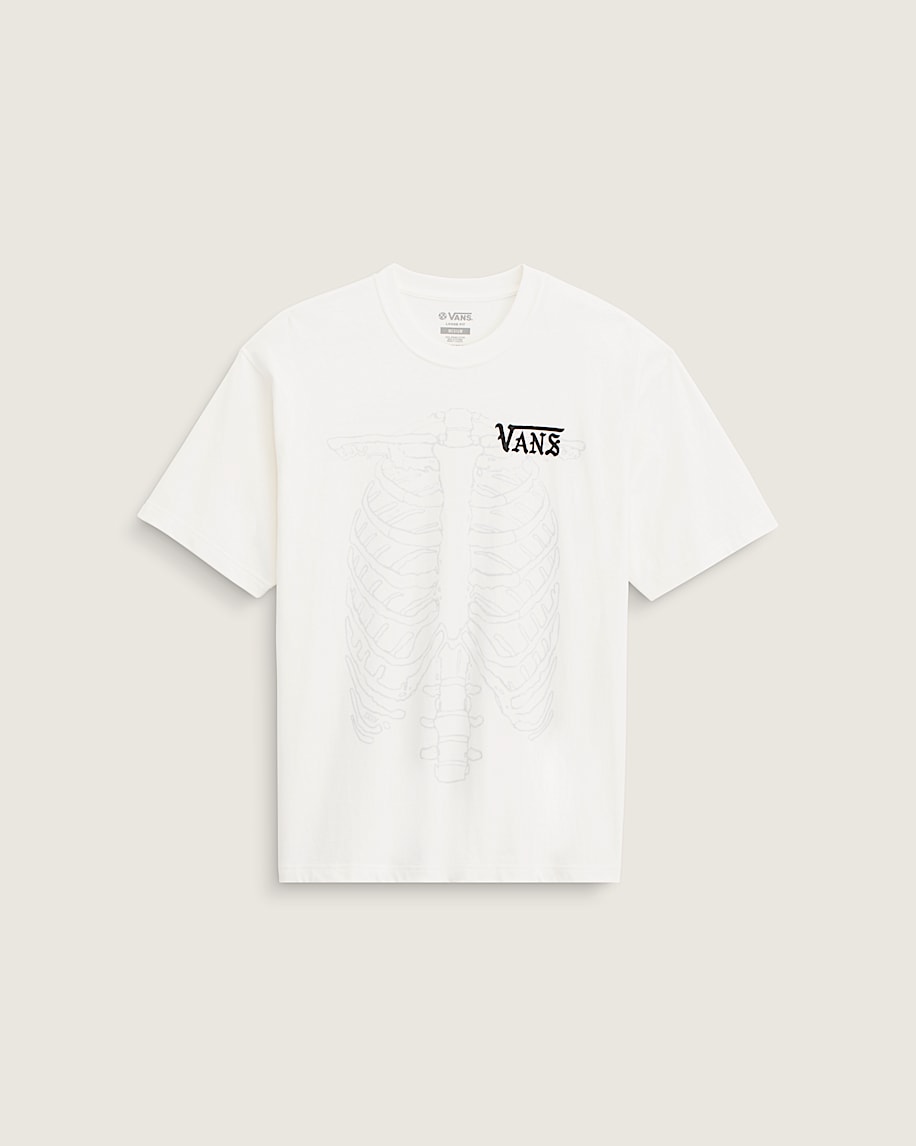 vändbar t-shirt med bröstkorg