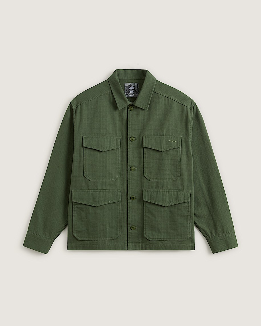 skate military overshirt från atiba jefferson