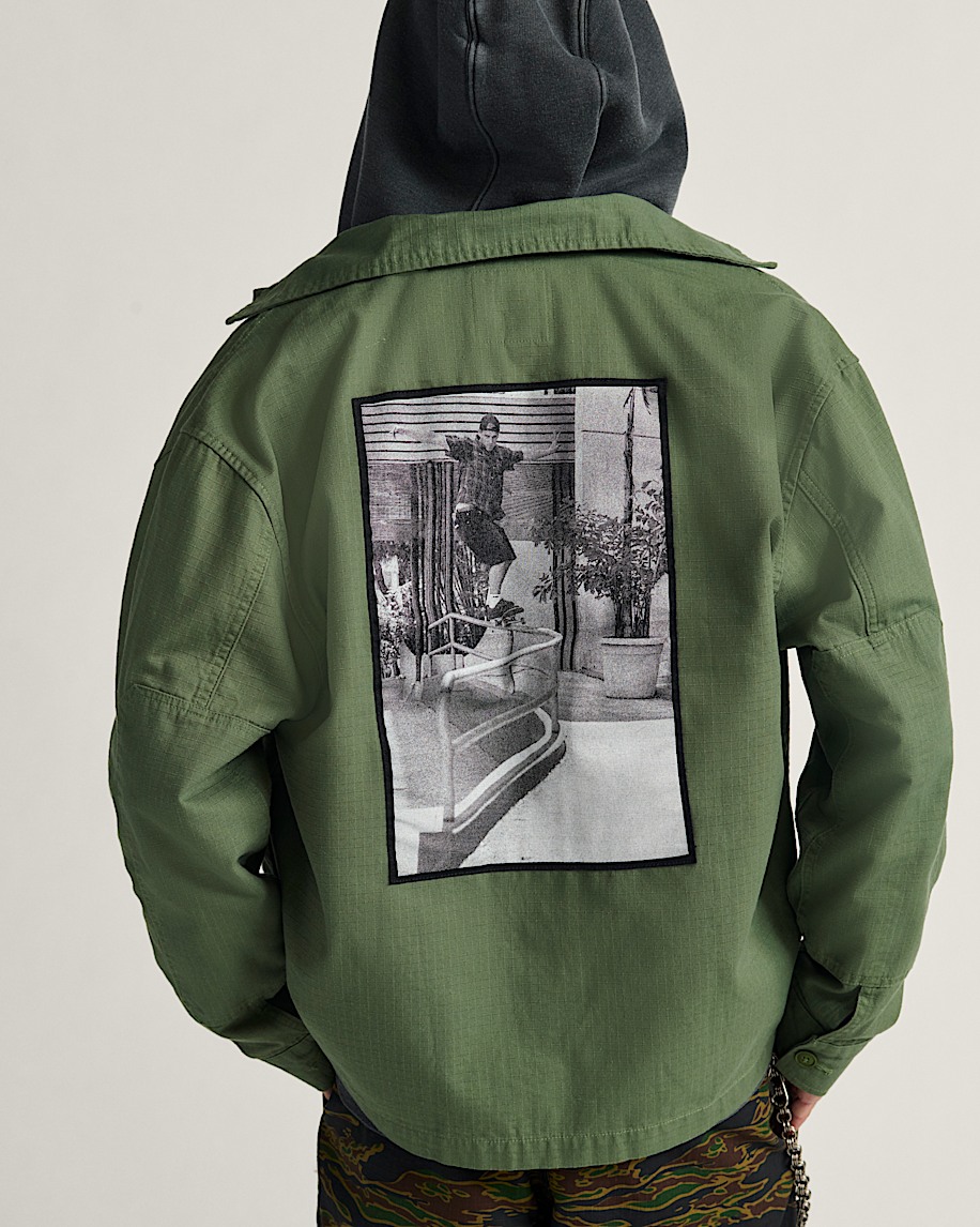 skate military overshirt från atiba jefferson