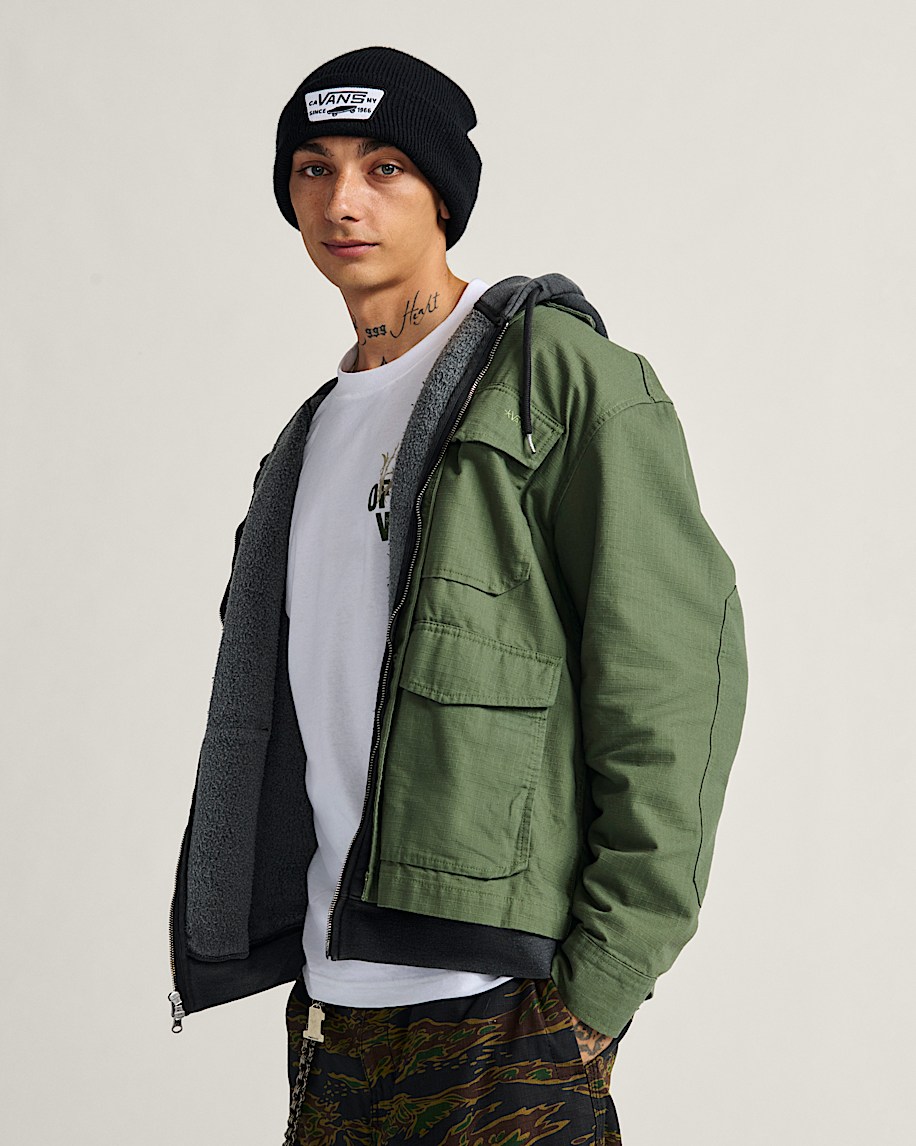 skate military overshirt från atiba jefferson