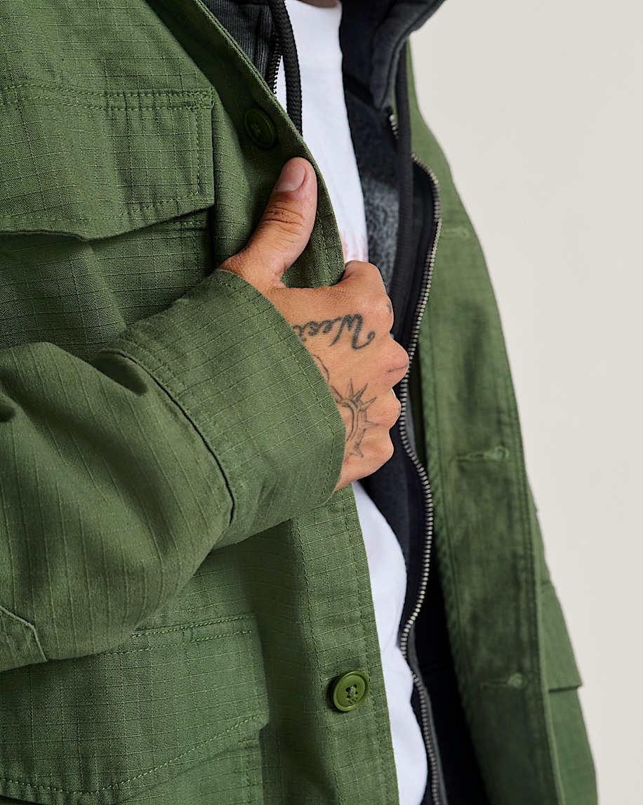 skate military overshirt från atiba jefferson