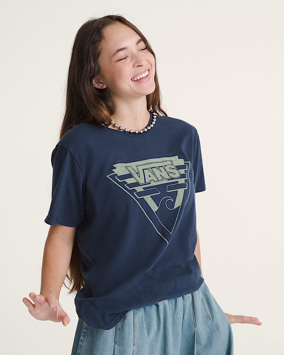waffle shop vågblandad t-shirt