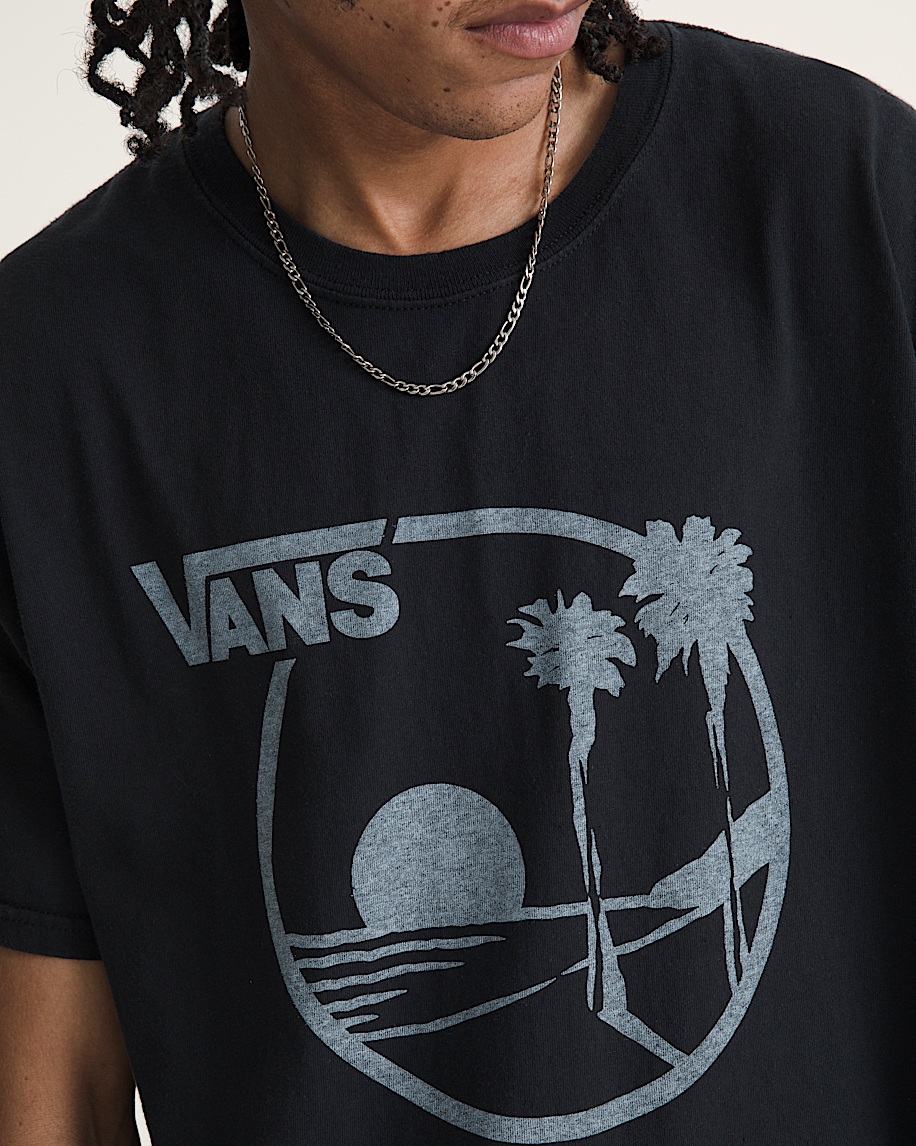 waffle shop sun vans-t-shirt