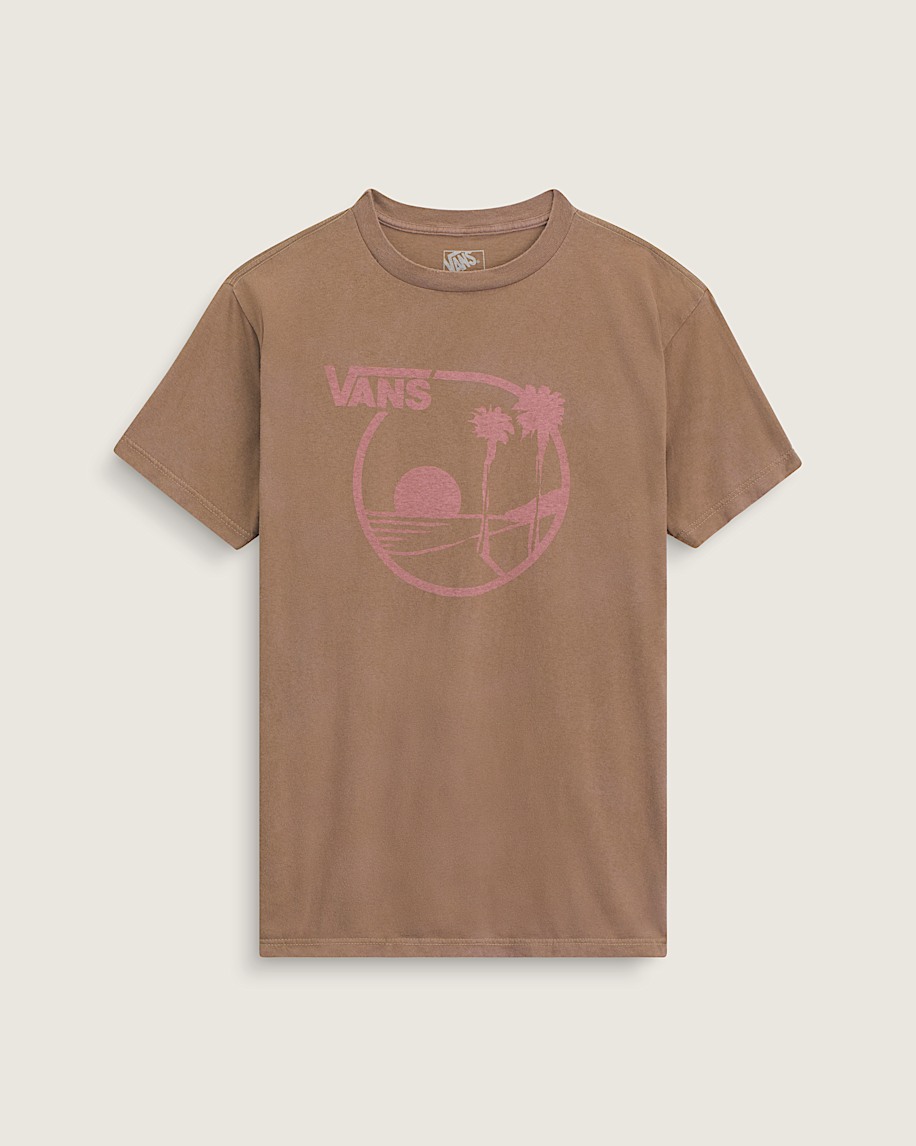 waffle shop sun vans-t-shirt