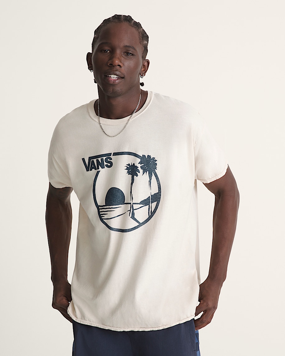 waffle shop sun vans-t-shirt