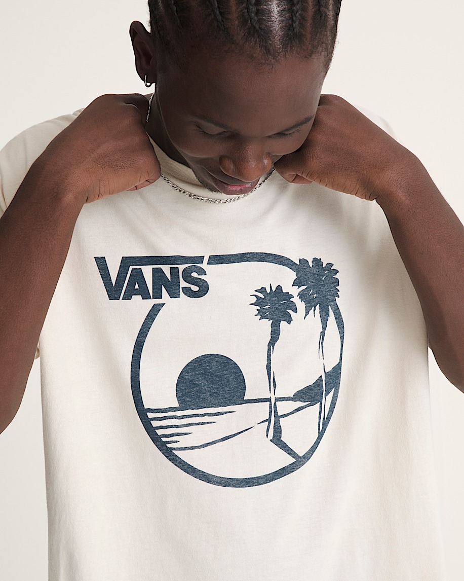 waffle shop sun vans-t-shirt