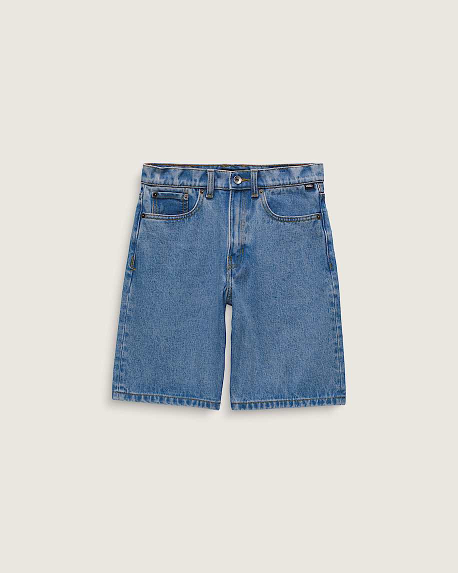 rutiga 5 baggy jeansshorts för barn