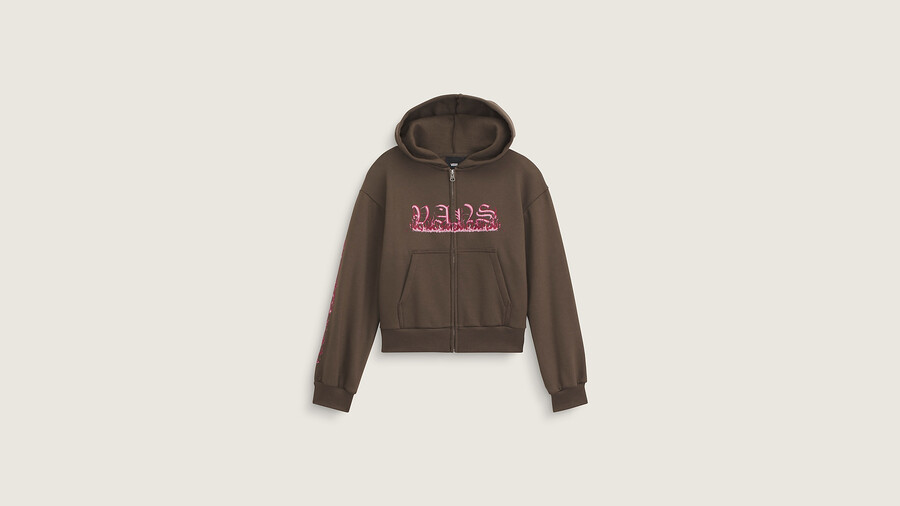 barn vans inferno dragkedja hoodie