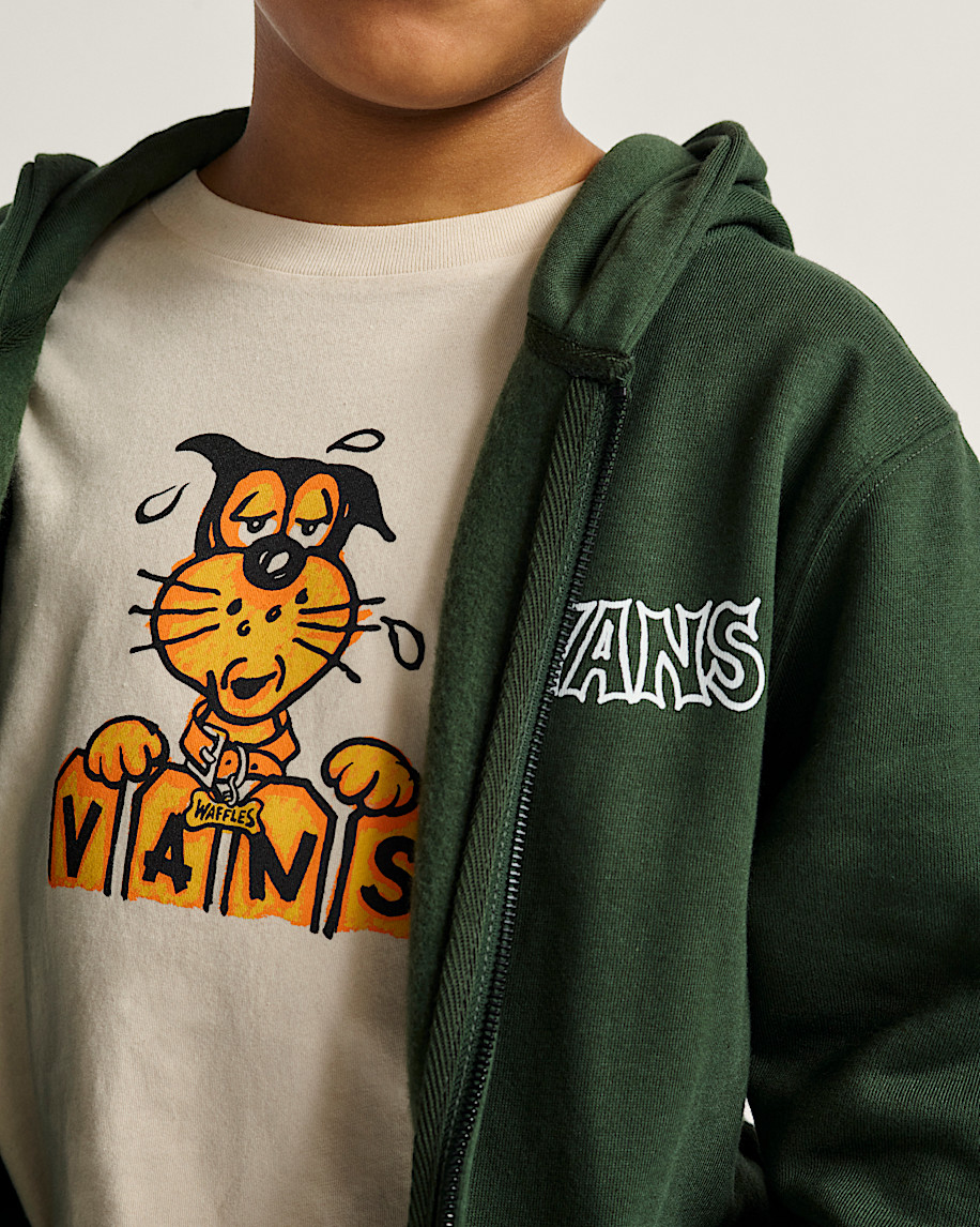 barn klassificerad dragkedja hoodie