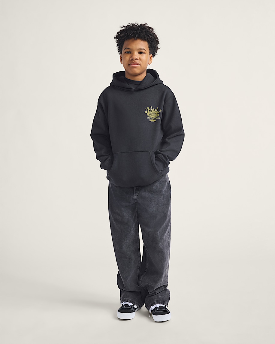 barnens repade skivor pullover hoodie