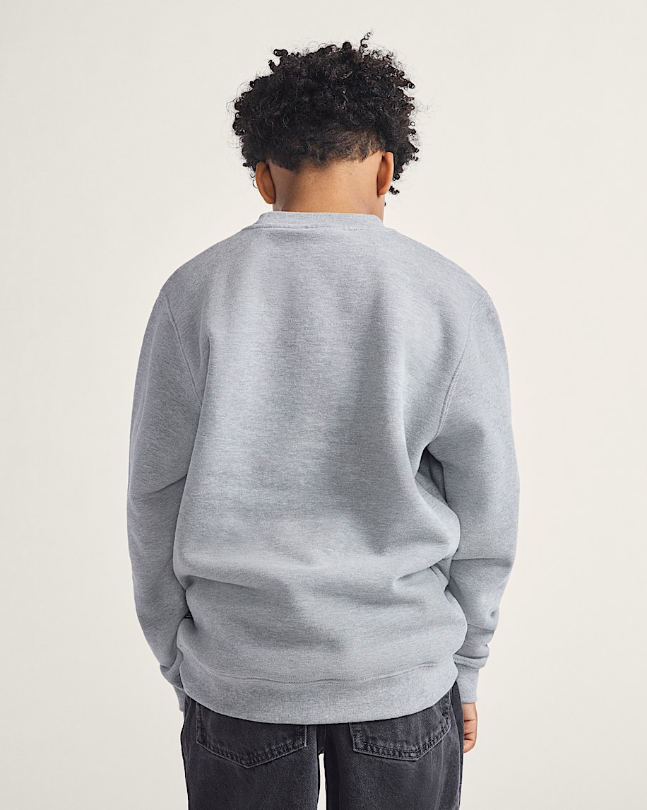 barn star checkered crew sweatshirt