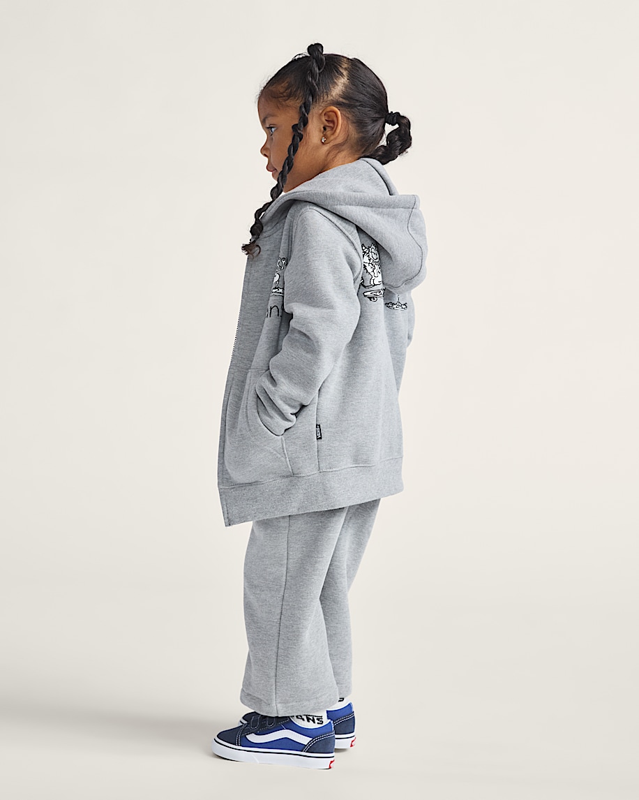 sk8 posse dragkedja hoodie för små barn