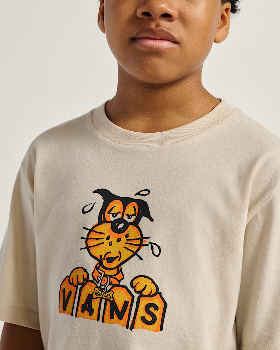 barn våfflor hunden t-shirt