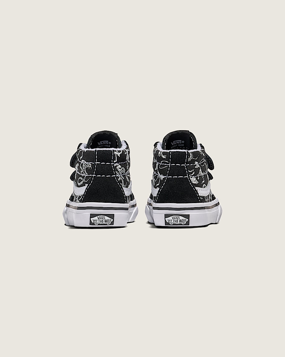sk8-mid reissue v skeletons-sko för småbarn
