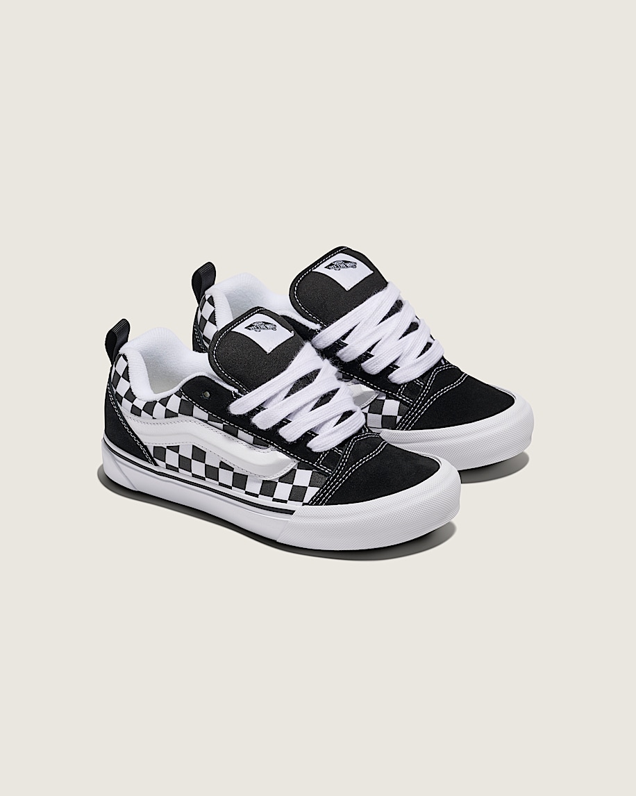 little kids knu skool checkerboard sko