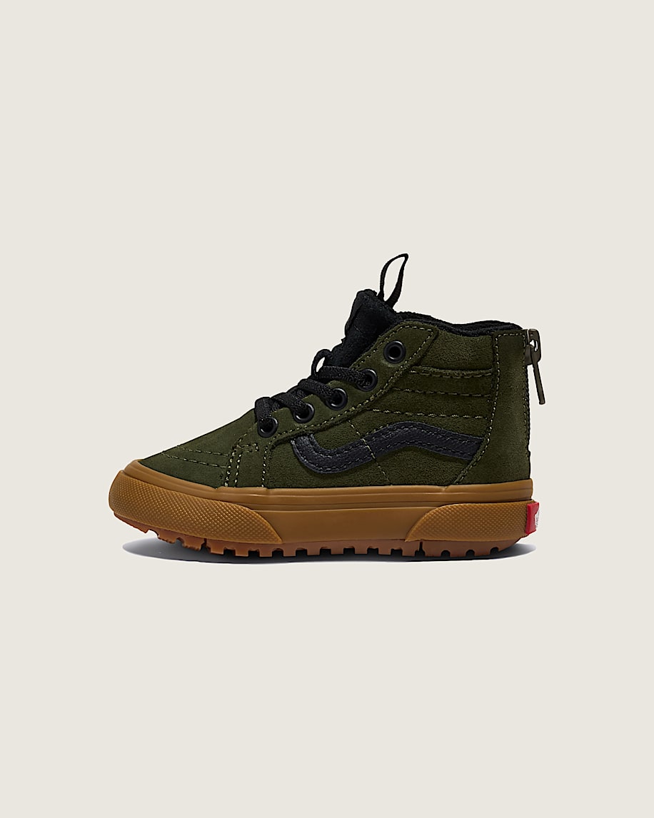sk8-hi zip gum-sko för småbarn