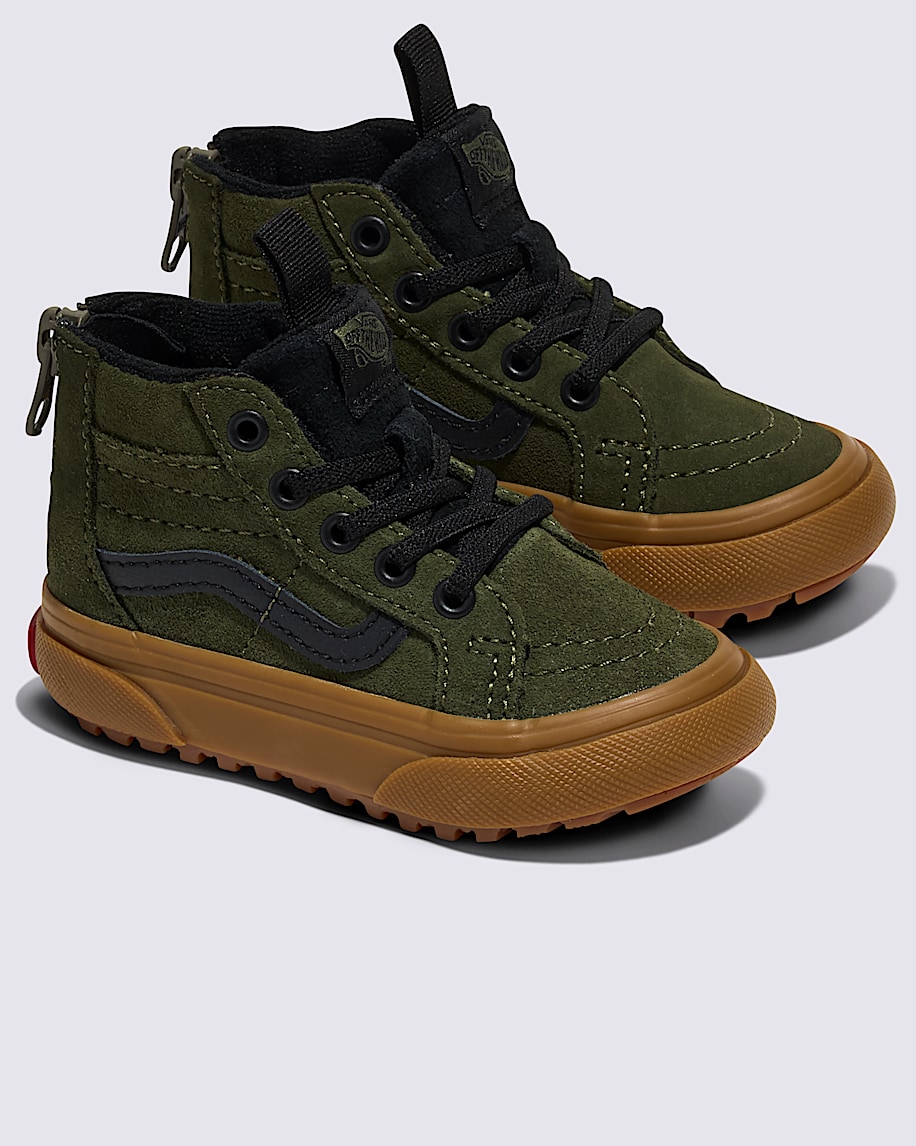 sk8-hi zip gum-sko för småbarn