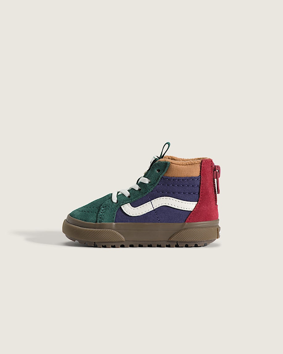 vattentåliga sk8-hi zip-skor för småbarn