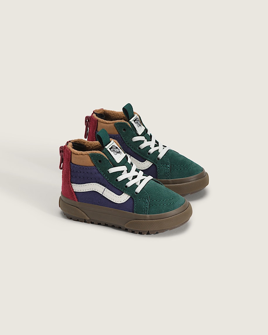 vattentåliga sk8-hi zip-skor för småbarn