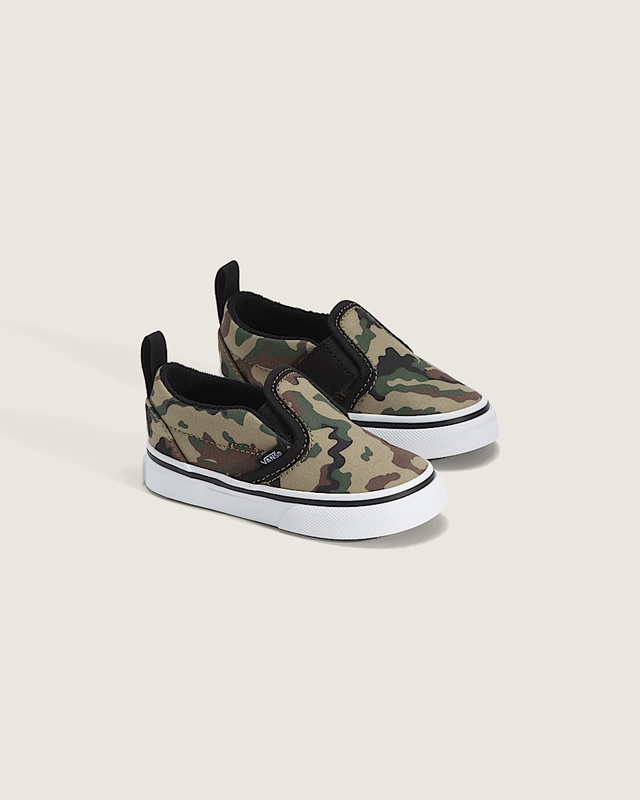 klassisk slip-on v-sko för småbarn