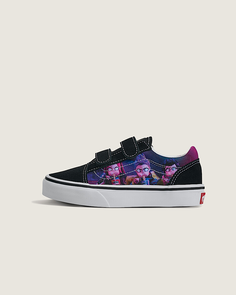 kpop demon hunters x vans old skool v-sko för små barn