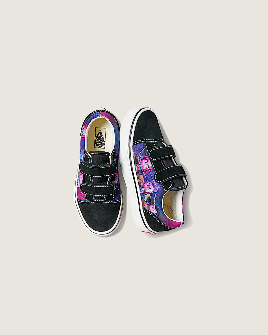 kpop demon hunters x vans old skool v-sko för små barn