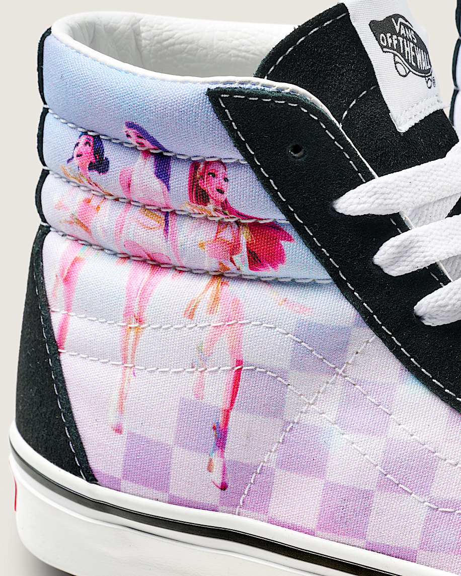 kpop demon hunters x vans sk8-hi för stora barn
