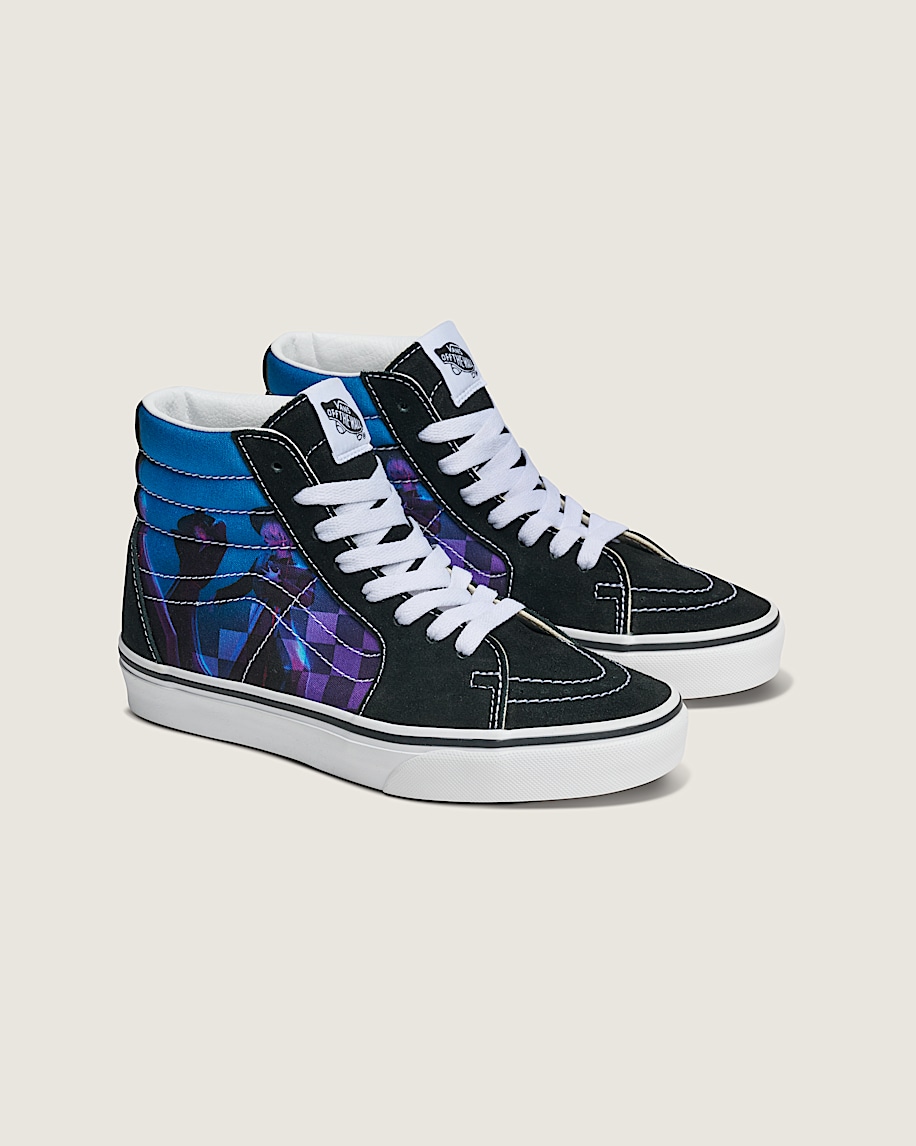 kpop demon hunters x vans sk8-hi för stora barn