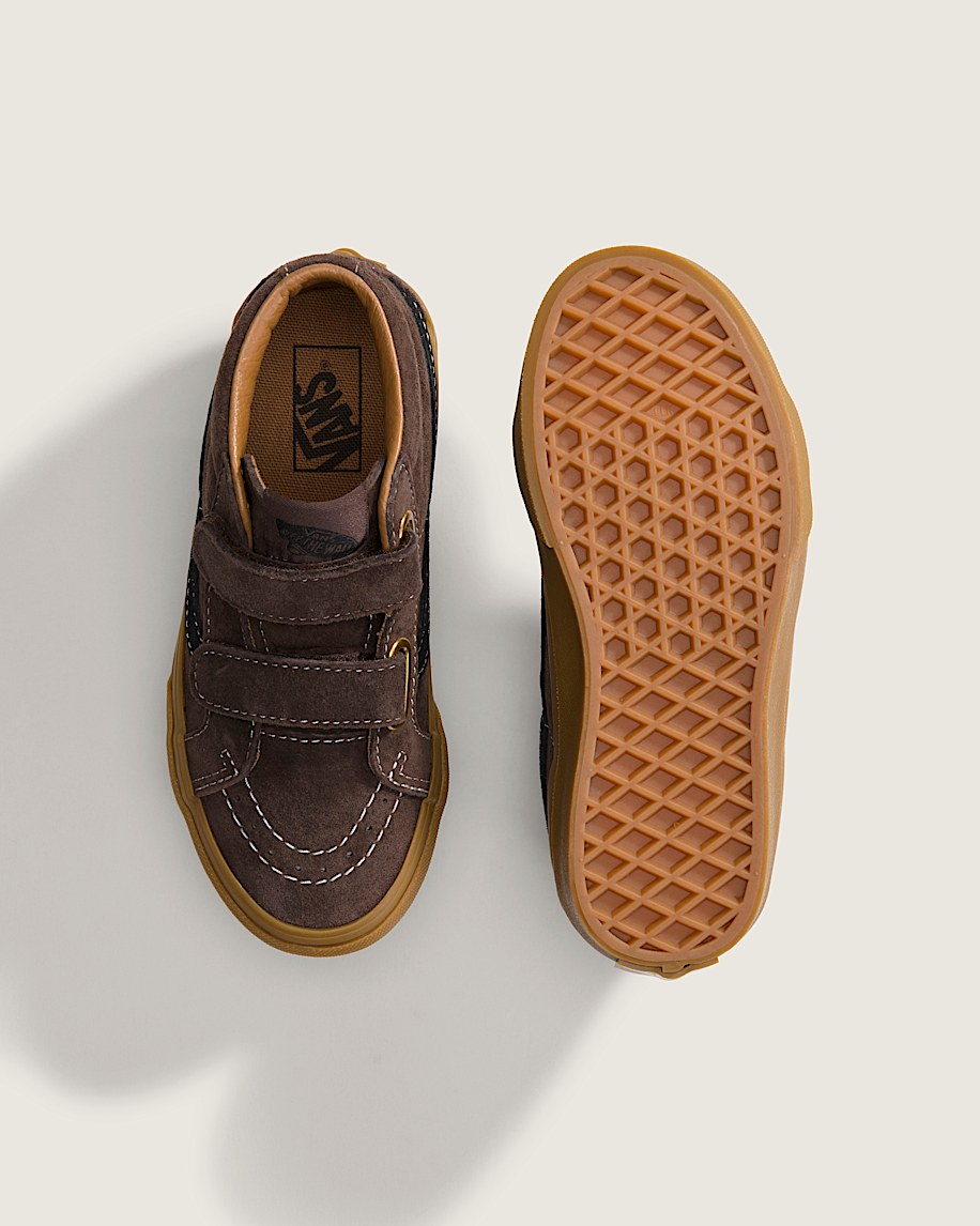 sk8-mid reissue v-sko för små barn