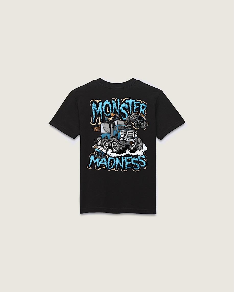 t-shirt med monstergalenskap för små barn