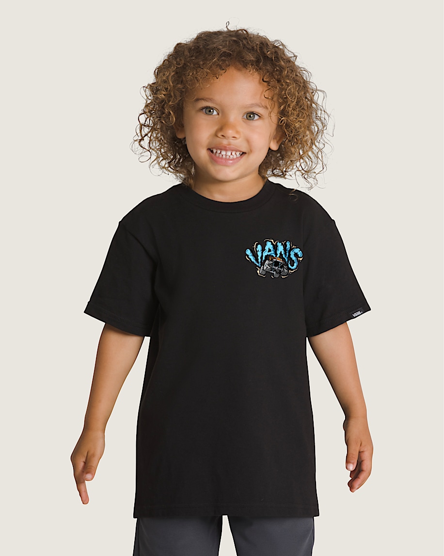 t-shirt med monstergalenskap för små barn