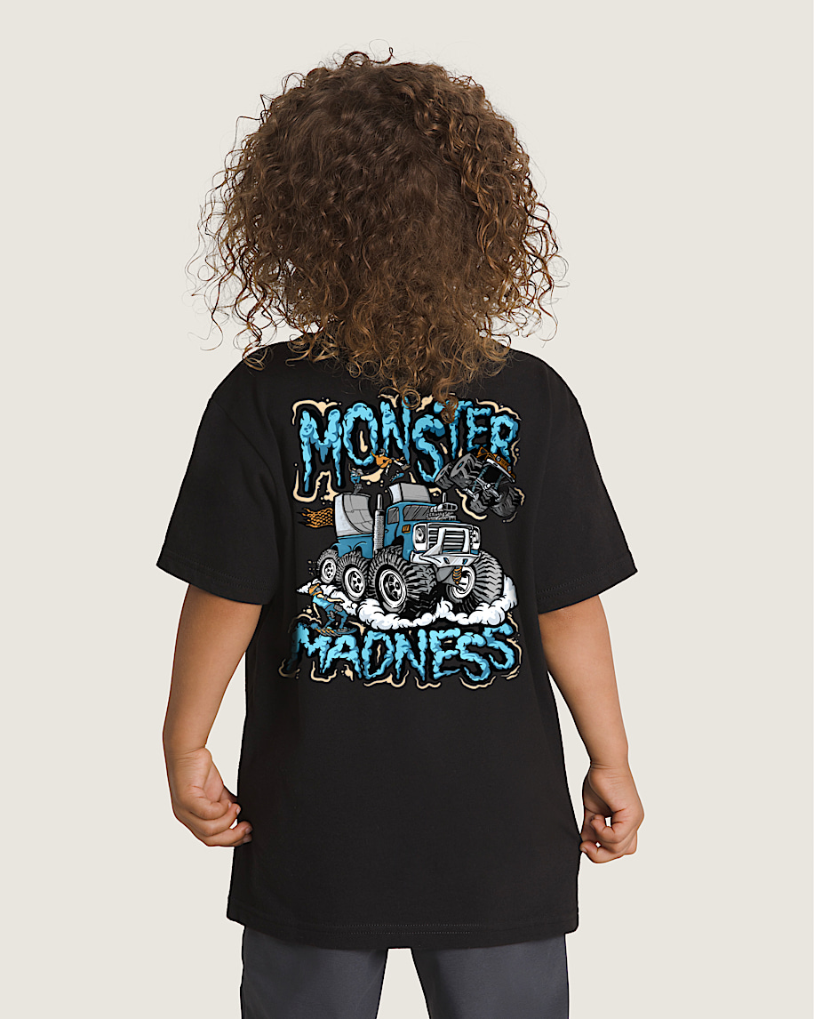 t-shirt med monstergalenskap för små barn